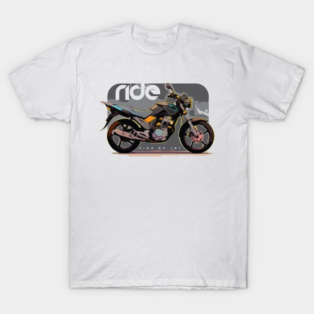 Ride Honda CB125e cyber T-Shirt by NighOnJoy